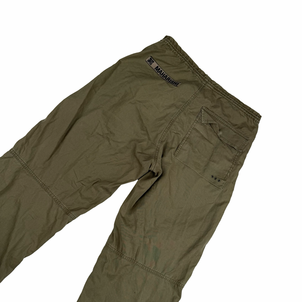 Maharishi Spellout Cargo Cotton Trousers - Small
