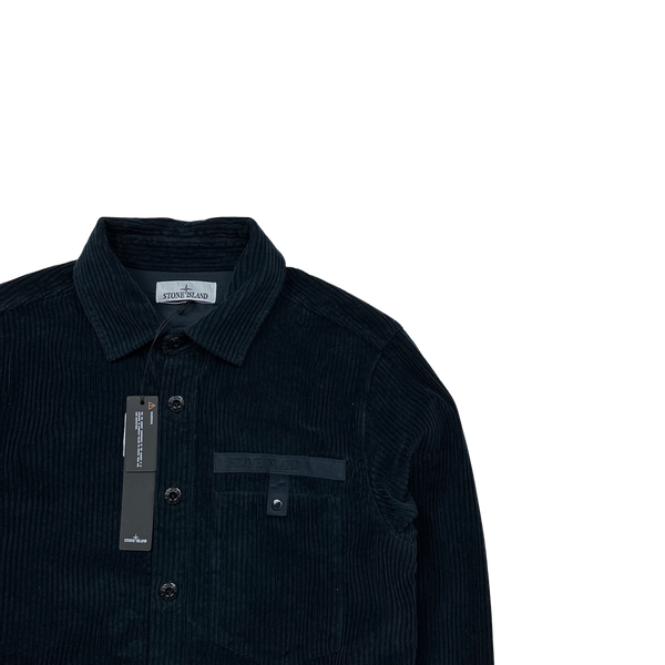 Stone Island 2022 Spellout Corduroy Overshirt - Small