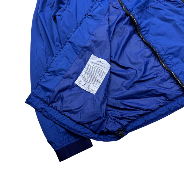 Stone Island 2022 Blue Nylon Skin Touch TC Jacket - Large