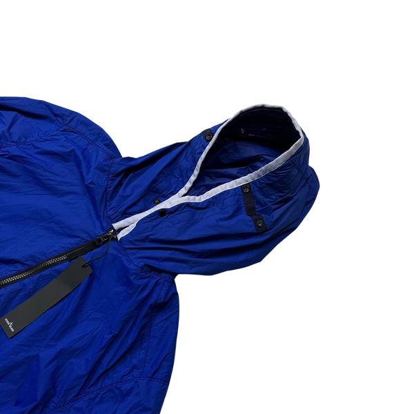Stone Island 2022 Blue Nylon Skin Touch TC Jacket - Large