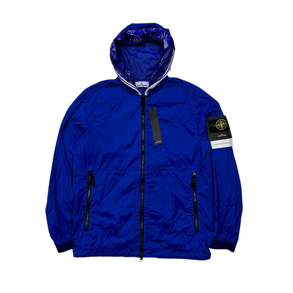 Stone Island 2022 Blue Nylon Skin Touch TC Jacket - Large