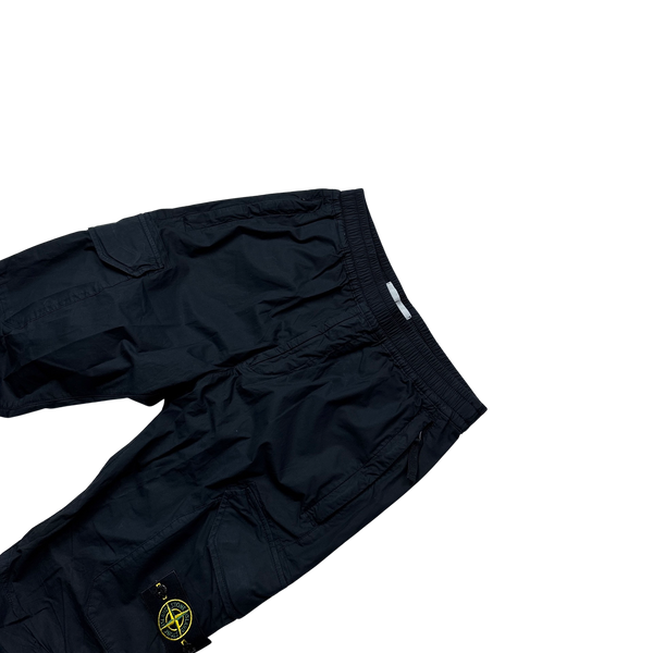 Stone Island 2020 RE T Black Cargo Trousers - 28"