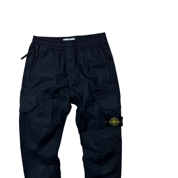 Stone Island 2020 RE T Black Cargo Trousers - 28"