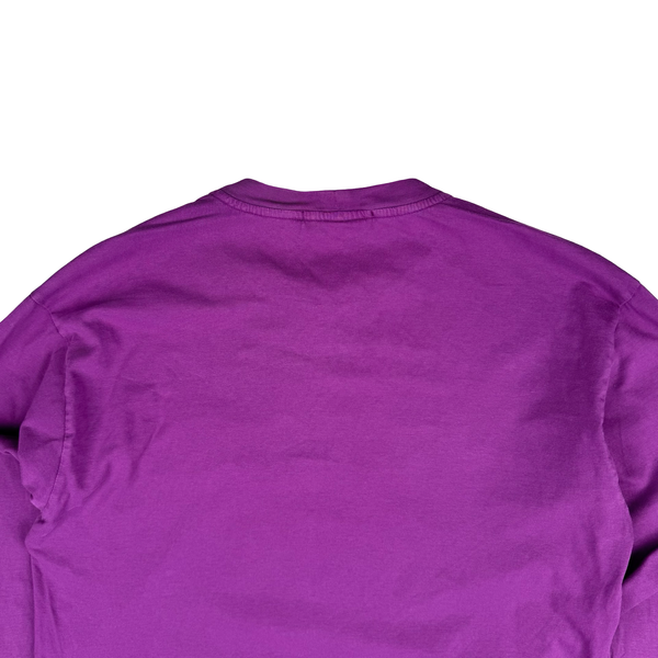 Stone Island 2018 Purple Long sleeve Cotton T Shirt - Medium