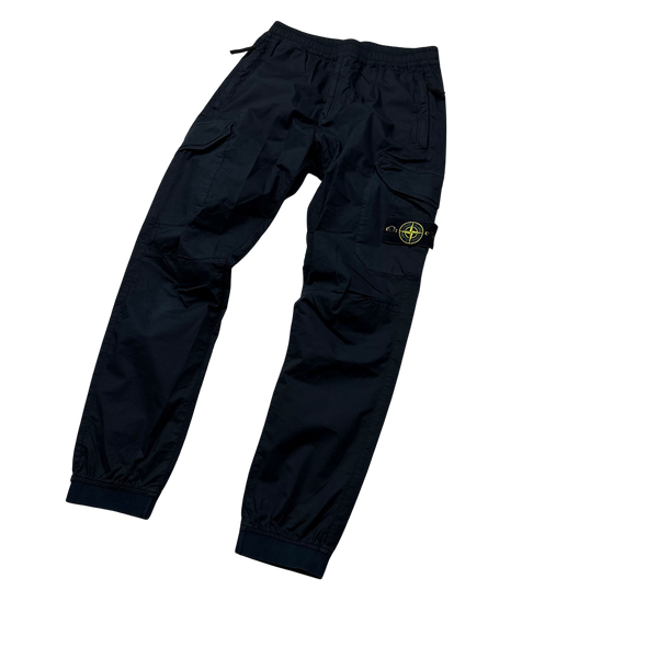 Stone Island 2020 RE T Black Cargo Trousers - 28"