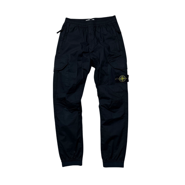 Stone Island 2020 RE T Black Cargo Trousers - 28"