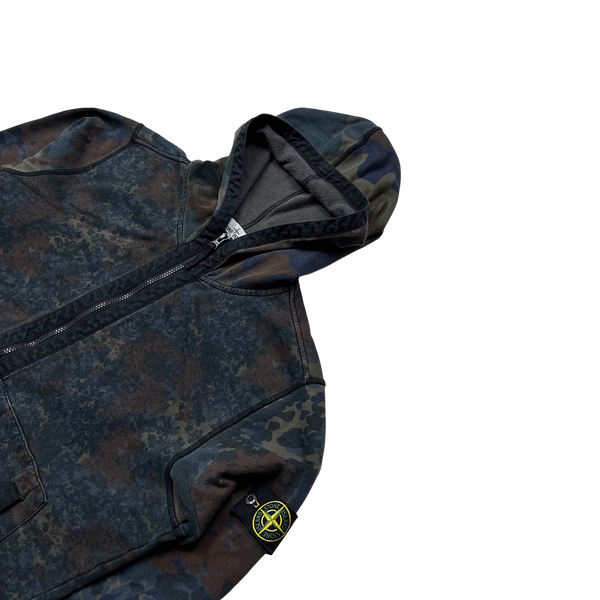 Stone Island 2013 Digital Camo Zipped Hoodie - XL