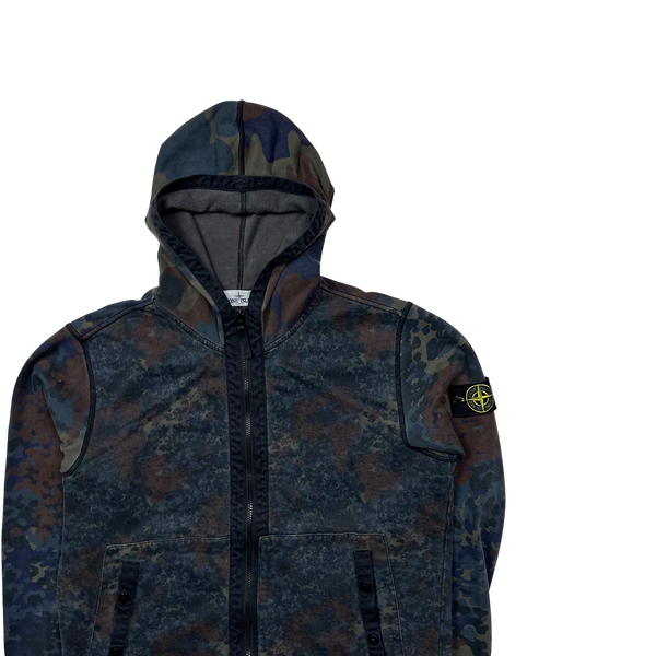 Stone Island 2013 Digital Camo Zipped Hoodie - XL