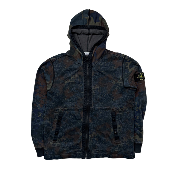 Stone Island 2013 Digital Camo Zipped Hoodie - XL