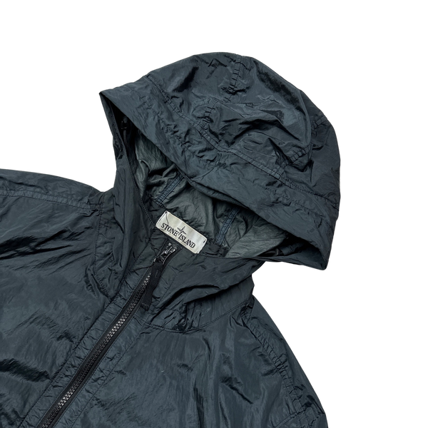 Stone Island 2018 Navy Nylon Metal Watro Hooded Jacket - Small
