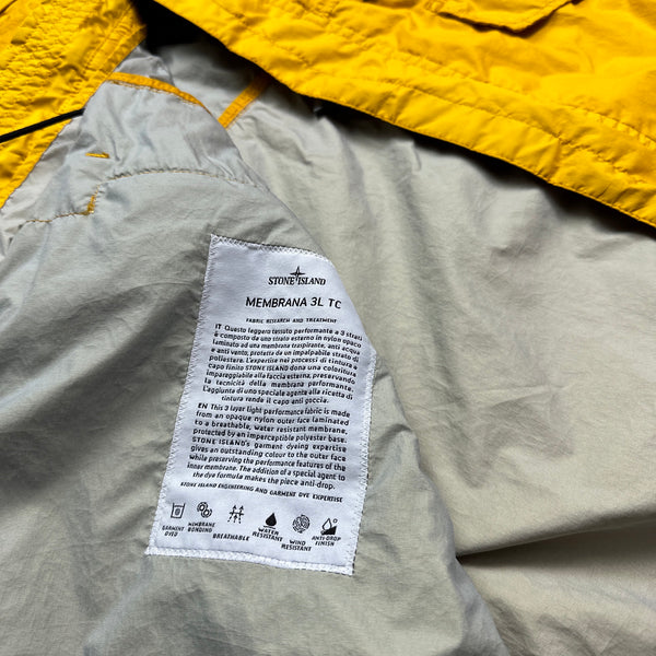 Stone Island 2017 Yellow Membrana 3L TC Multipocket Jacket - XL