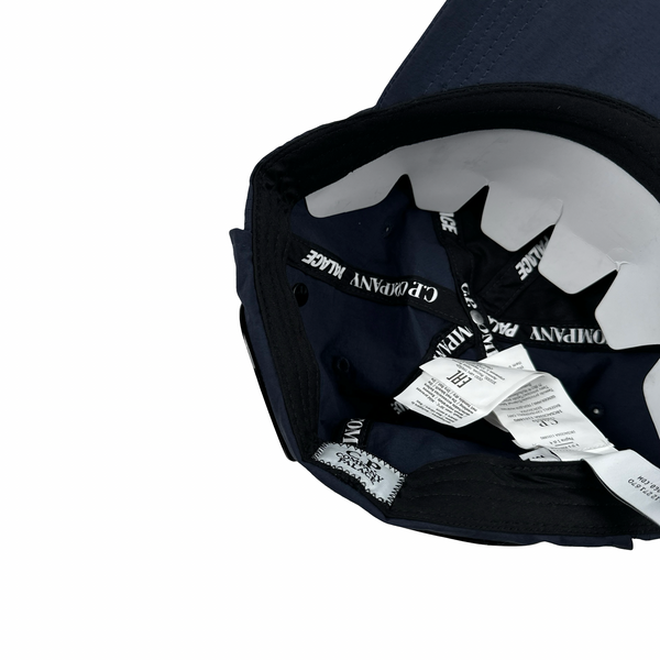 CP Company X Palace Navy Goggle Spellout Cap - Medium