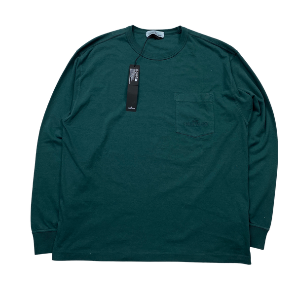 Stone Island 2023 Spellout Longsleeve T Shirt - Large