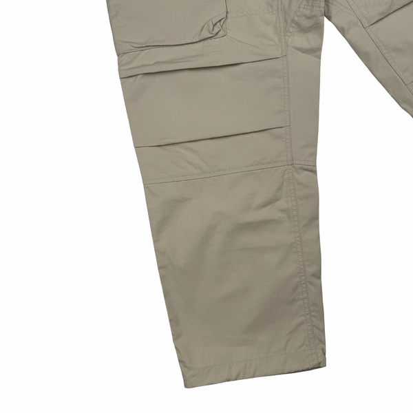 Stone Island 2024 Beige Loose Fit Cargos - 34" Large