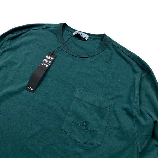 Stone Island 2023 Spellout Longsleeve T Shirt - Large