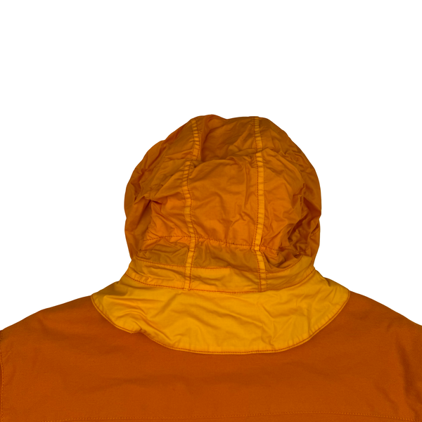 Stone Island 2012 Orange Mil Spec Diagonal Wool Jacket - Large