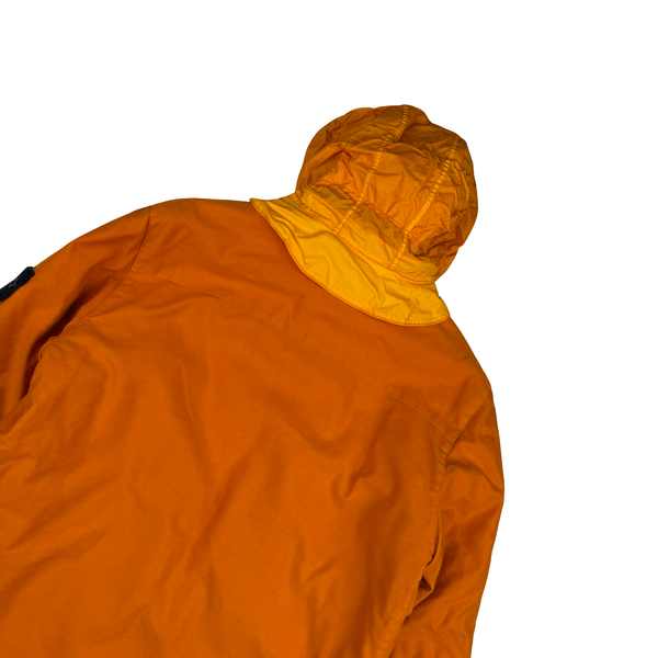 Stone Island 2012 Orange Mil Spec Diagonal Wool Jacket - Large