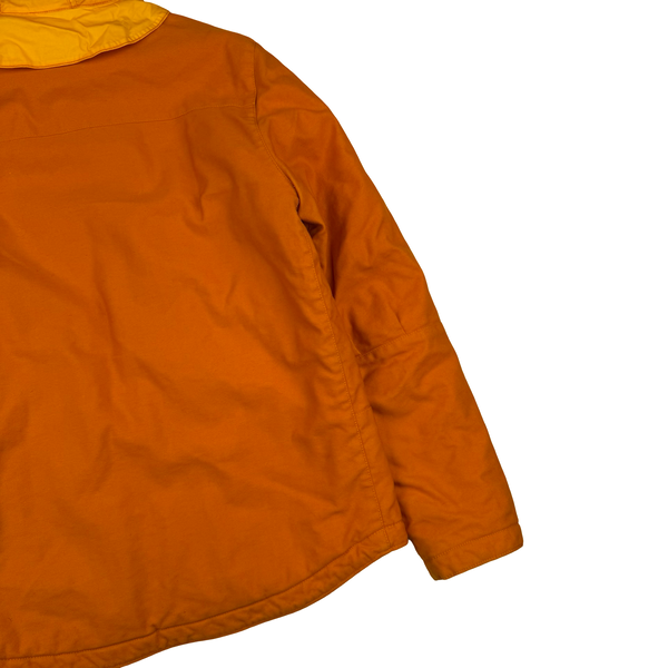 Stone Island 2012 Orange Mil Spec Diagonal Wool Jacket - Large