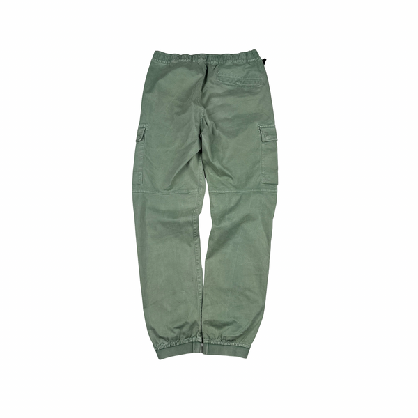Stone Island 2022 Green RE T Cargo Trousers - 30"