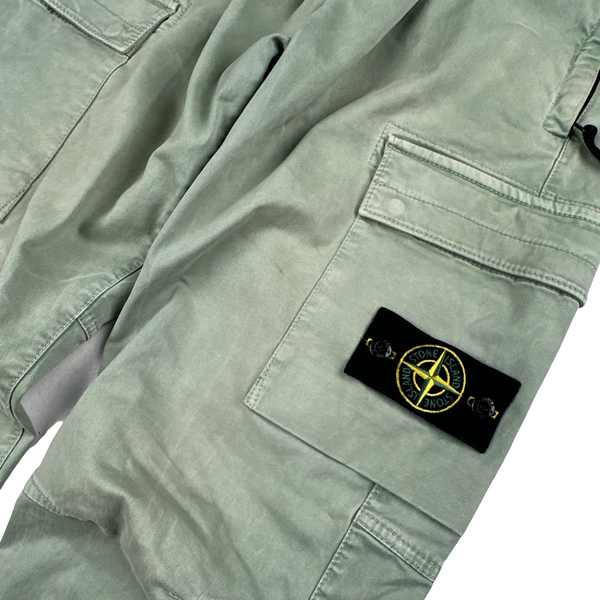 Stone Island 2022 Green RE T Cargo Trousers - 30"