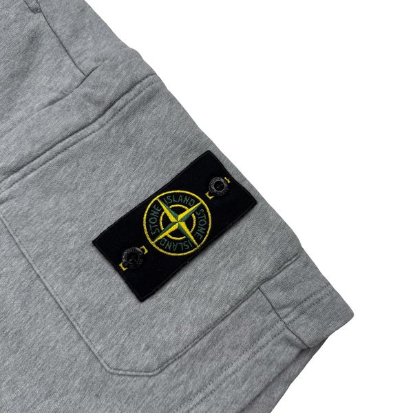 Stone Island 2020 Grey Cotton Shorts - Small