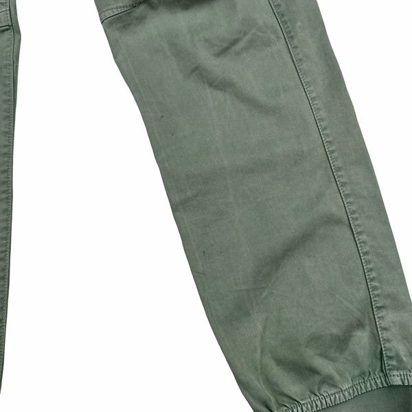 Stone Island 2022 Green RE T Cargo Trousers - 30"