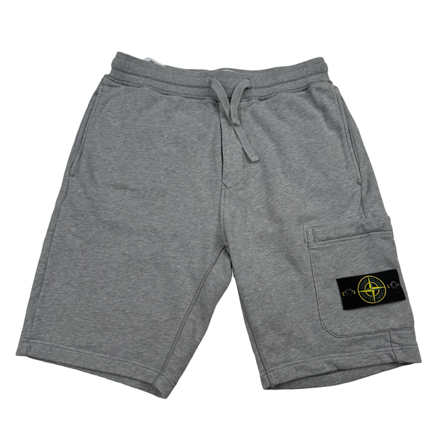 Stone Island 2020 Grey Cotton Shorts - Small
