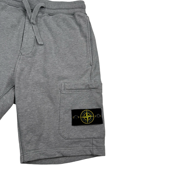 Stone Island 2020 Grey Cotton Shorts - Small