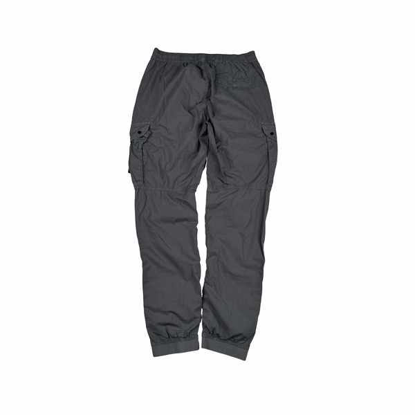 Stone Island 2021 RE-T Grey Regular Tapered Cargo Trousers - 30"