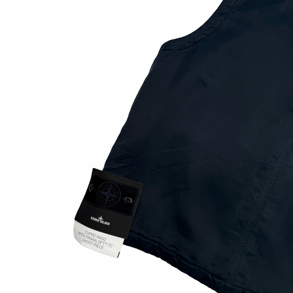 Stone Island Ghost 2024 Navy Cupro Raso Primaloft-TC Gilet Jacket - Medium
