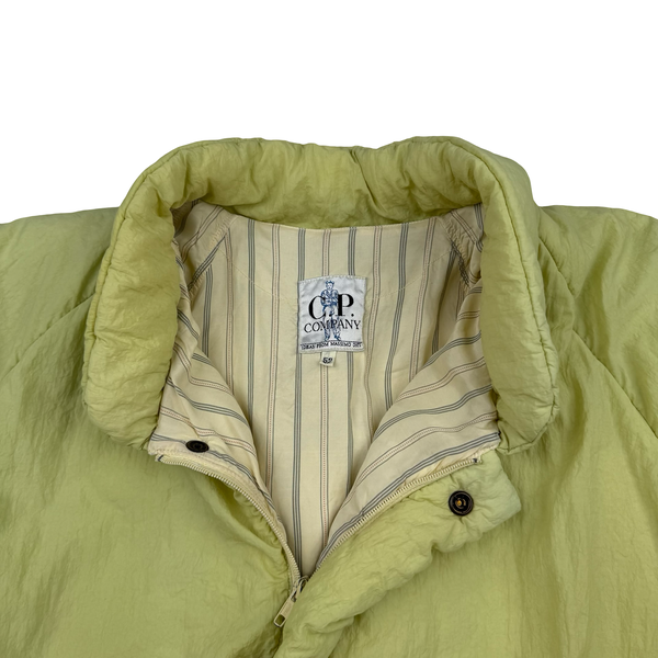 CP Company 80's Insulated Pale Yellow Vintage Jacket - XL (52)