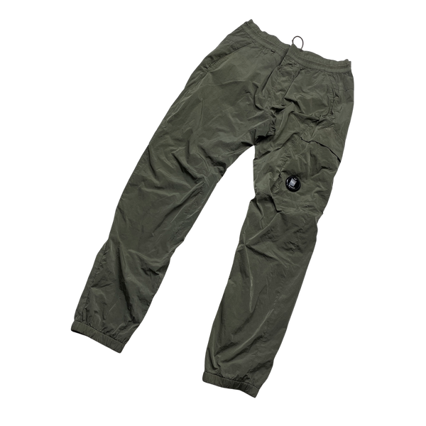 CP Company Olive Nylon Metal Trousers - Small