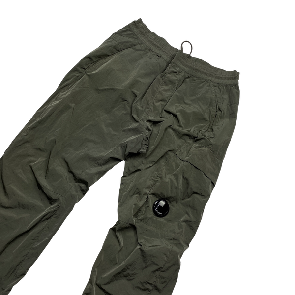 CP Company Olive Nylon Metal Trousers - Small
