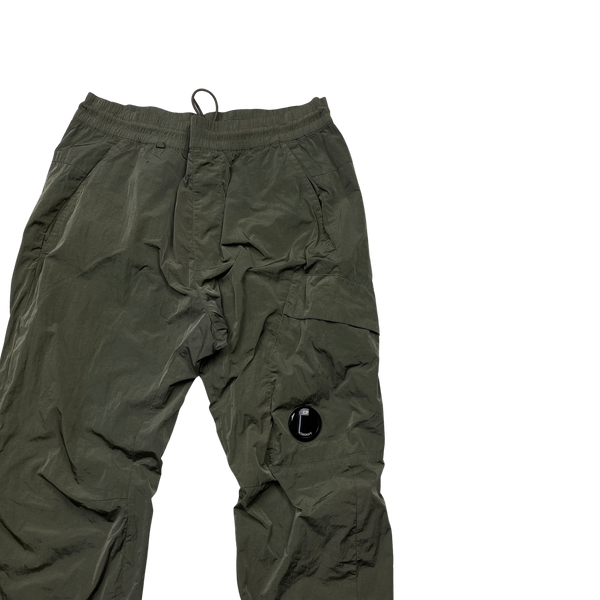 CP Company Olive Nylon Metal Trousers - Small