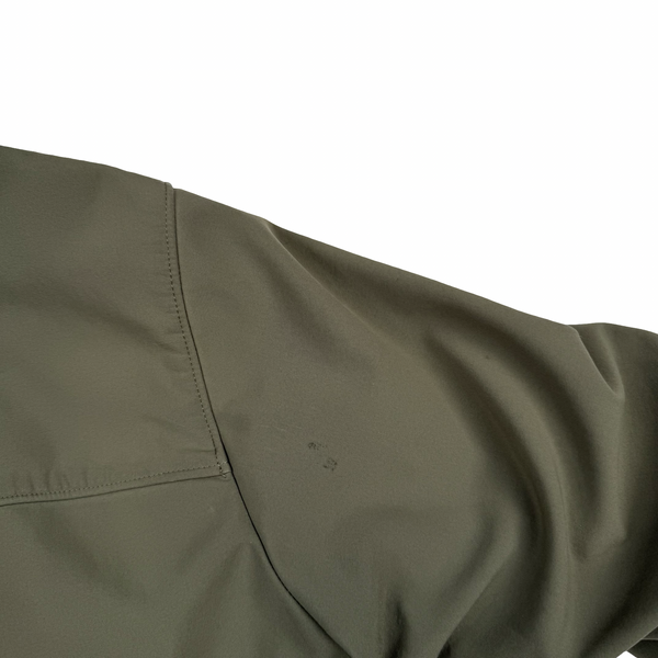 CP Company Khaki Fleece Lined Soft Shell Lens Jacket - Medium (48)