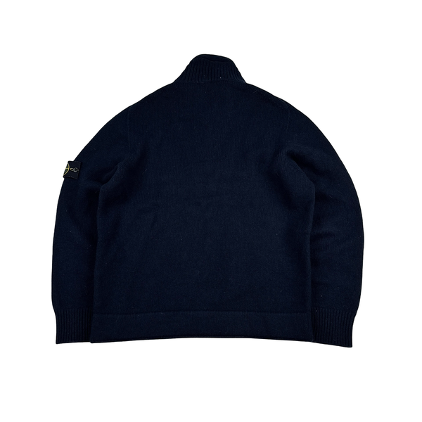 Stone Island 2007 Navy Pullover Knitted Jumper - XL