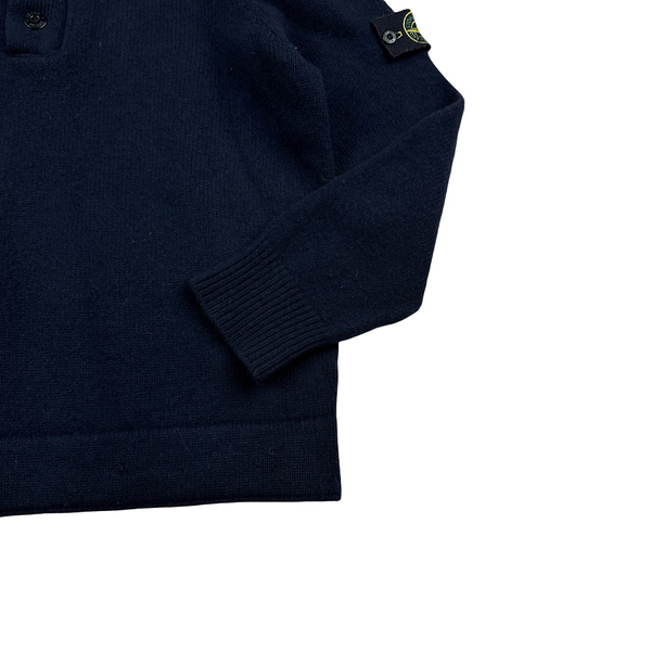 Stone Island 2007 Navy Pullover Knitted Jumper - XL