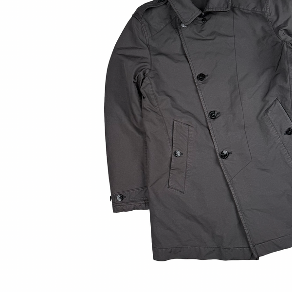 Stone Island Anthracite 2014 David-TC Insulated Long Jacket - Large