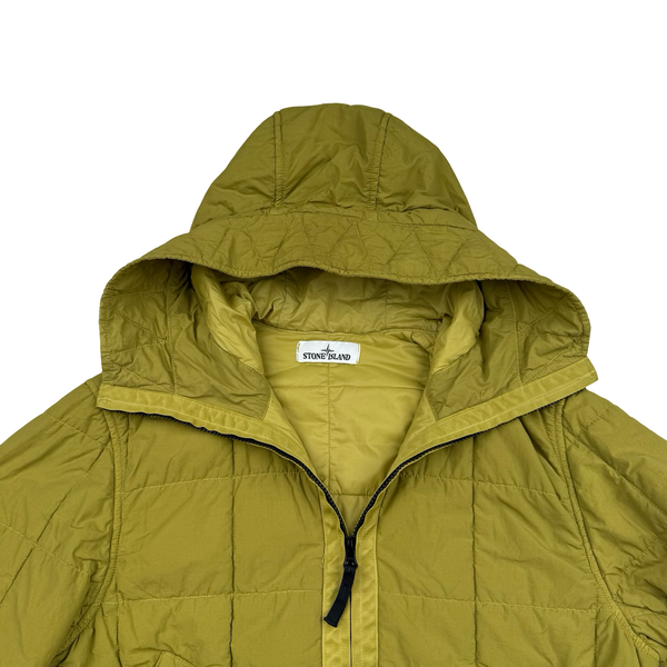 Stone Island 2019 Olive Naslan Light Primaloft Hooded Jacket - Small