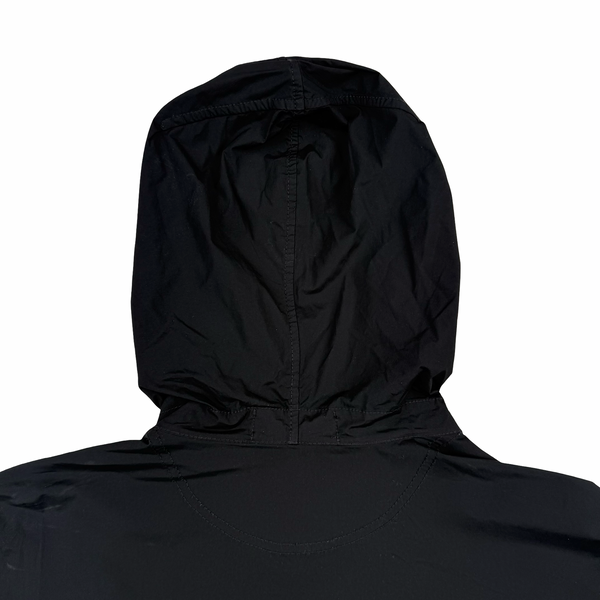 Stone Island 2022 Black Naslan Light Watro TC Hooded Jacket - Medium