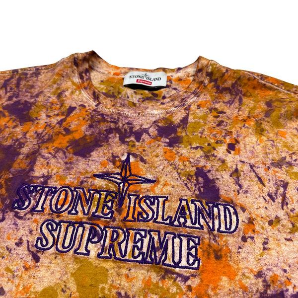 Stone Island x Supreme 2020 Paintball T Shirt - Medium