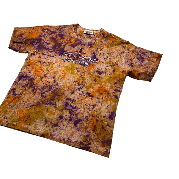 Stone Island x Supreme 2020 Paintball T Shirt - Medium