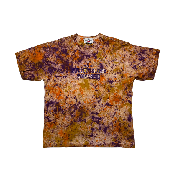 Stone Island x Supreme 2020 Paintball T Shirt - Medium
