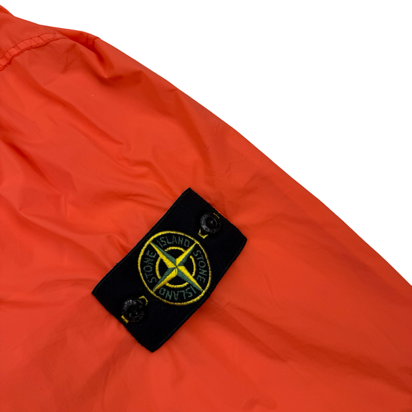 Stone Island 2021 Orange Skin Touch Nylon-TC Jacket - Large