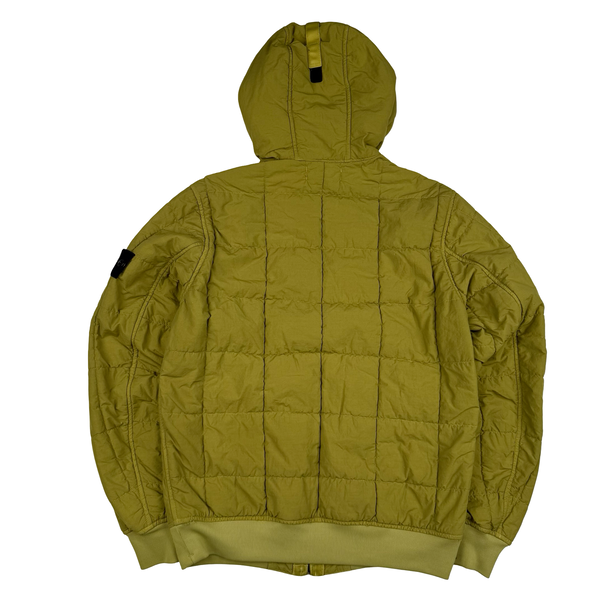 Stone Island 2019 Olive Naslan Light Primaloft Hooded Jacket - Small