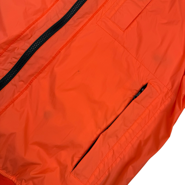 Stone Island 2021 Orange Skin Touch Nylon-TC Jacket - Large
