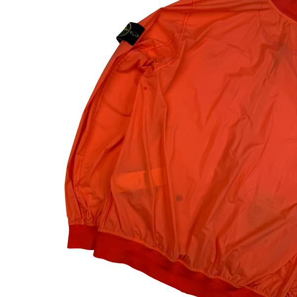 Stone Island 2021 Orange Skin Touch Nylon-TC Jacket - Large