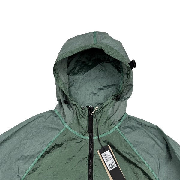 Stone Island 2024 Sage Nylon Metal Watro-TC Regenerated Nylon Econyl Jacket - Small