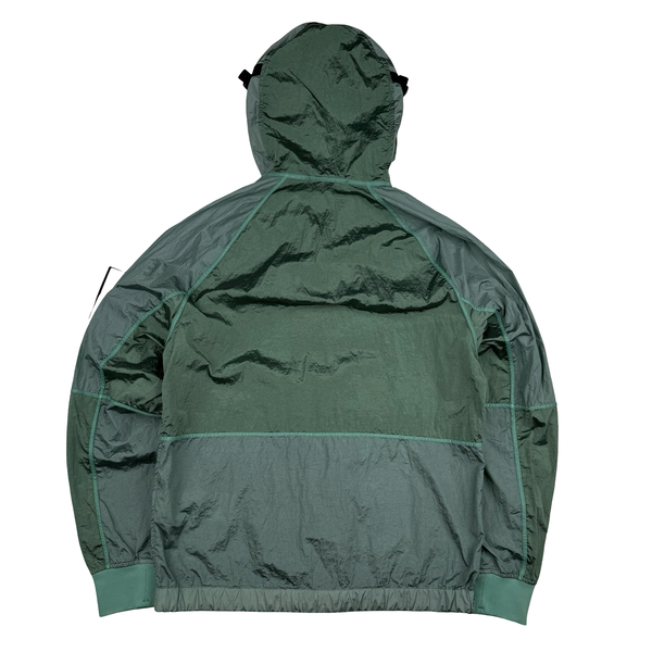 Stone Island 2024 Sage Nylon Metal Watro-TC Regenerated Nylon Econyl Jacket - Small