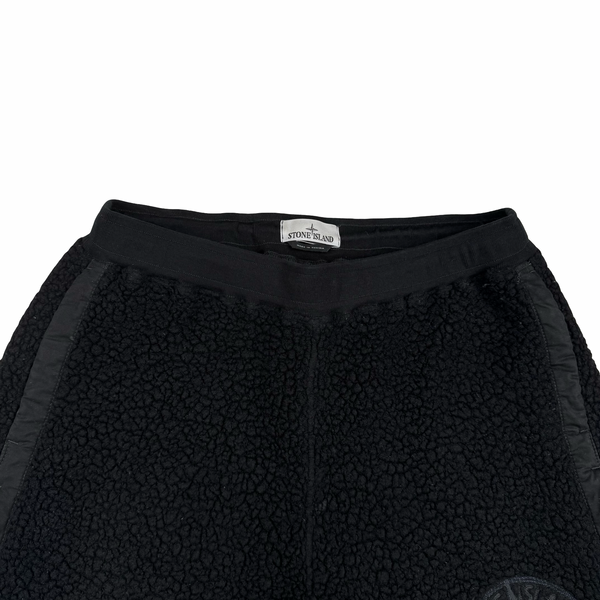 Stone Island 2022 Wool Blend Teddy Fleece Cargo Trousers  - Large